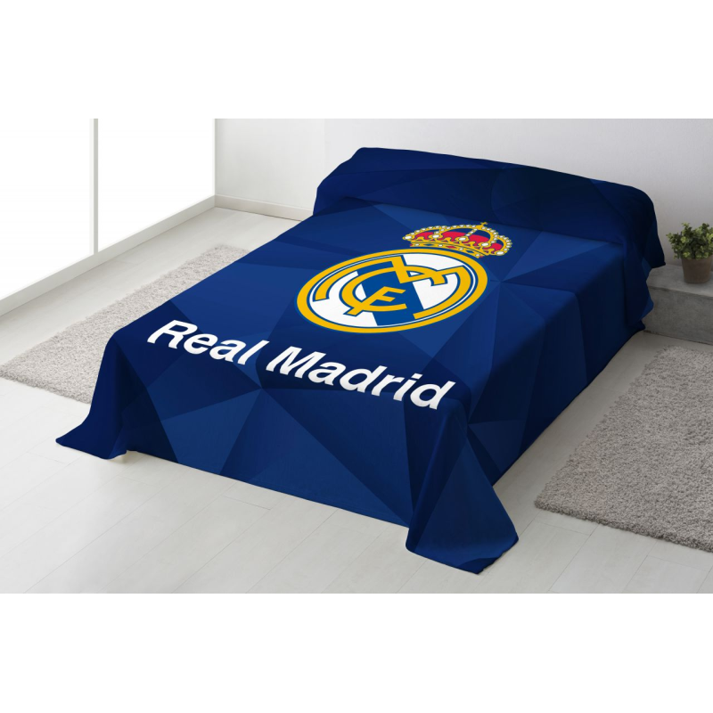 Manta de felpa Real-Madrid de 60 x 80 pulgadas