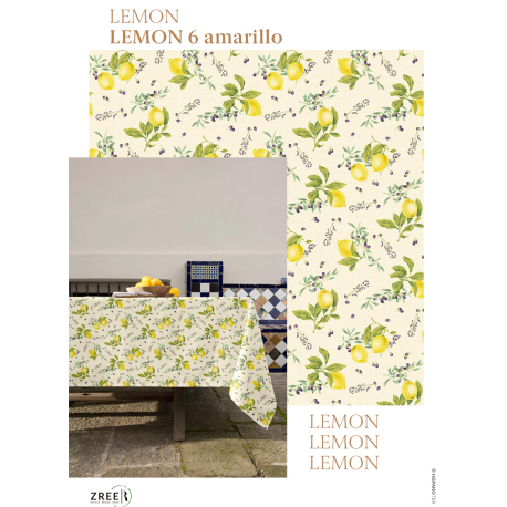 Mantelería Lemon antimanchas